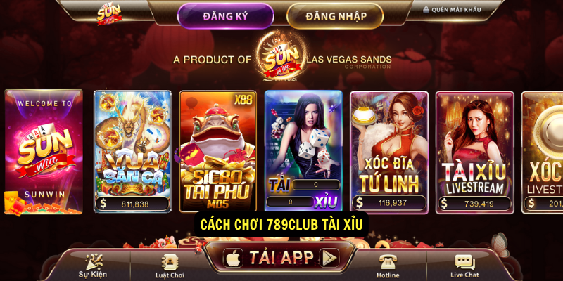 Cách chơi 789club tài xỉu